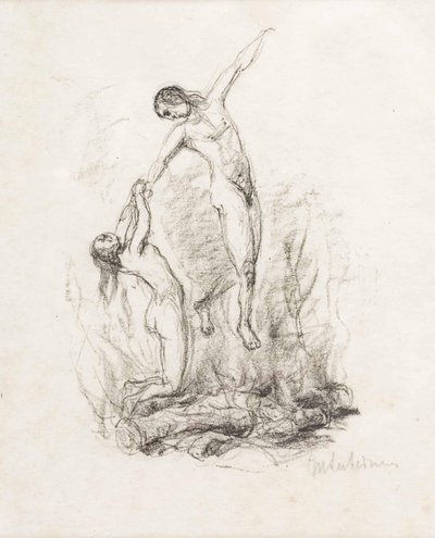 The God and the Bayadere by Max Liebermann